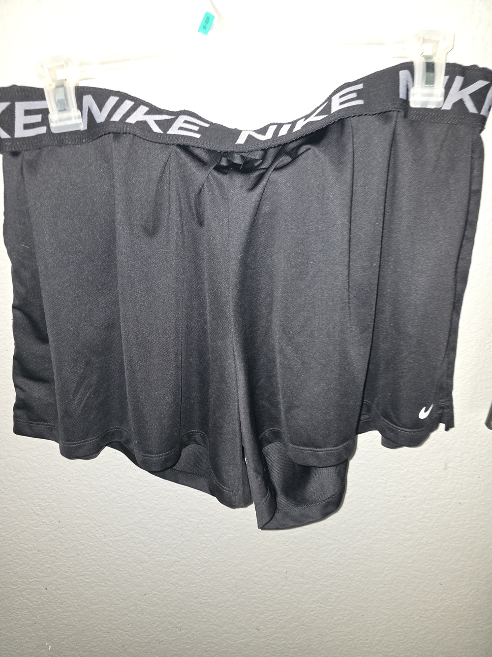 Nike Black Performance Training Shorts with Logo Waistband